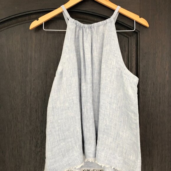 ANTHROPOLOGIE High Neck Airy Tank Top - Picture 1 of 4